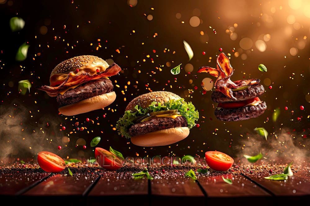 The Secret behind the Perfect Looking Burger in Restaurants' ADs