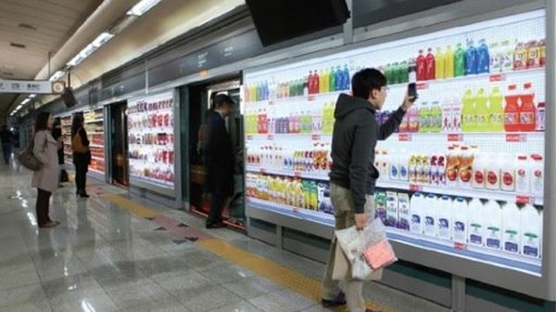 The Koreans new amazing way of Shopping!