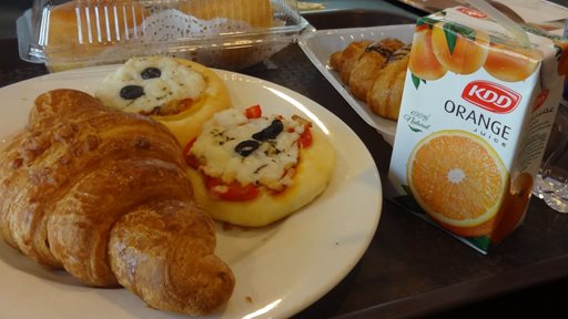 Breakfast at Dar Al Shifa's Cafeteria