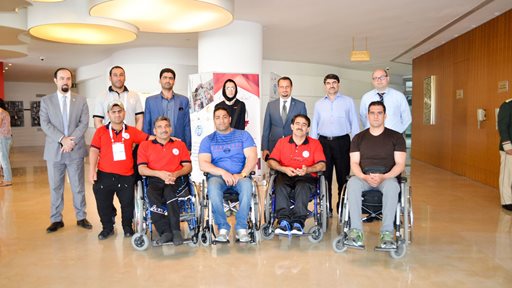 Participants of 4th Fazza Para Archery World Ranking Event hosted at Al Bustan Centre & Residence