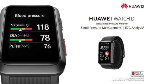 Huawei announces its first Wrist Blood Pressure Monitor - HUAWEI WATCH D in Kuwait