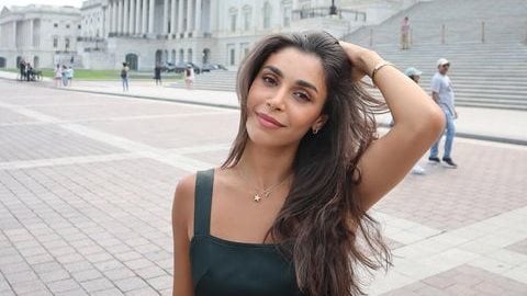 Miss Lebanon 2022 Yasmina Zaytoun in Washington to Support Lebanon