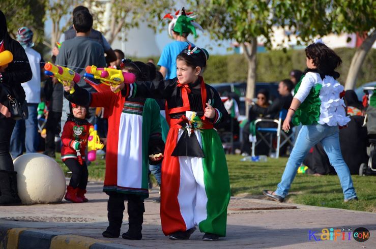 اجواء الاحتفالات بالعيد الوطني ... تصوير مدونة كيفي