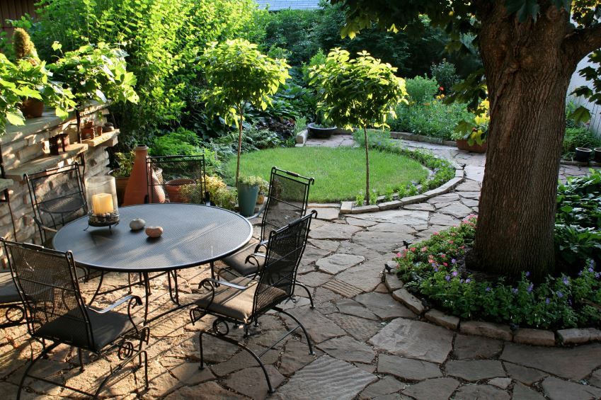 A variety of outdoor patio furniture for a hot upcoming summer