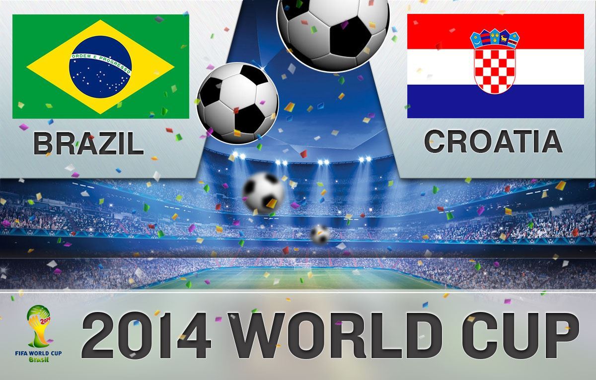 First World Cup 2014 first match is tonight