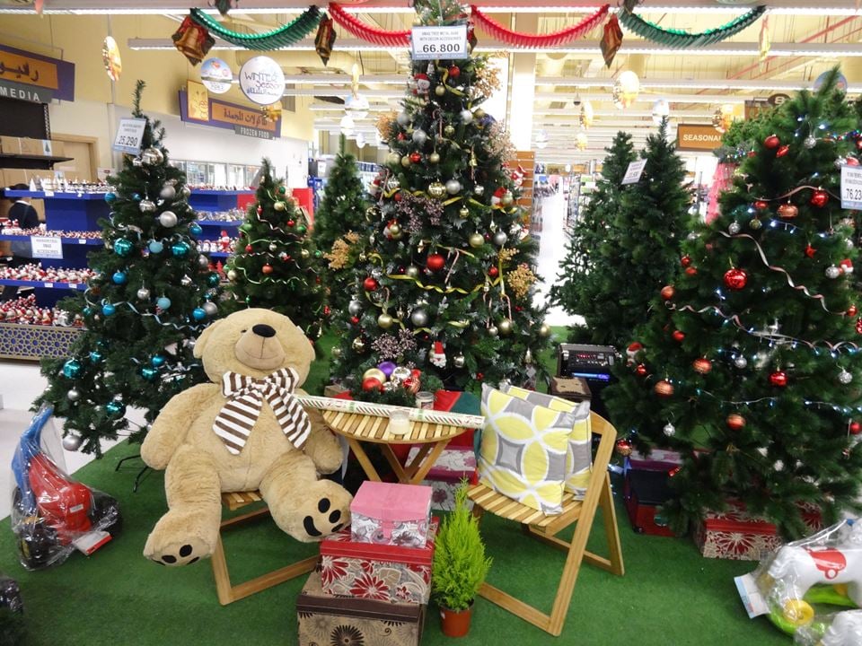 Take a look at the Christmas corner in Sultan Center Hawally