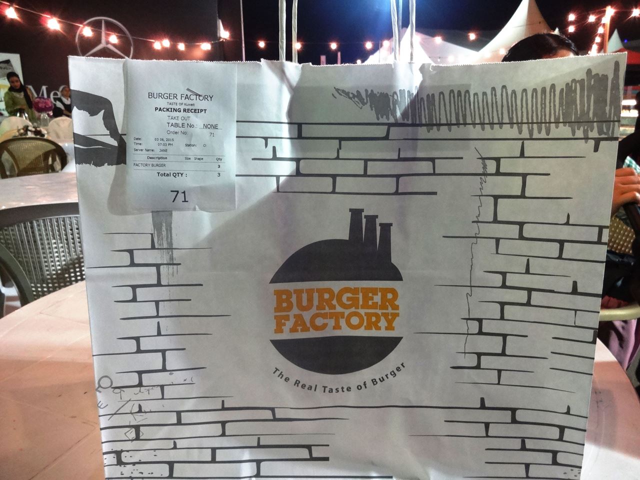 Amazing Burger at Burger Factory