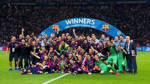 نادي برشلونة بطلاً لدوري أبطال أوروبا للعام 2015