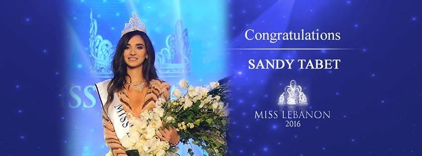 Sandy Tabet Miss Lebanon 2016