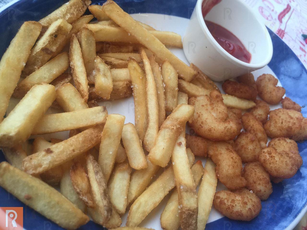 Fried Shrimp and Chips