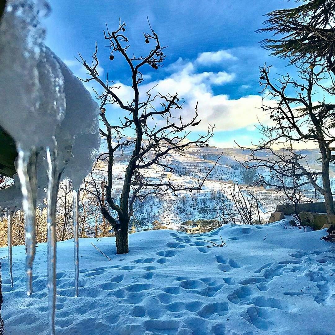 لقطات رائعة من موسم الشتاء في لبنان