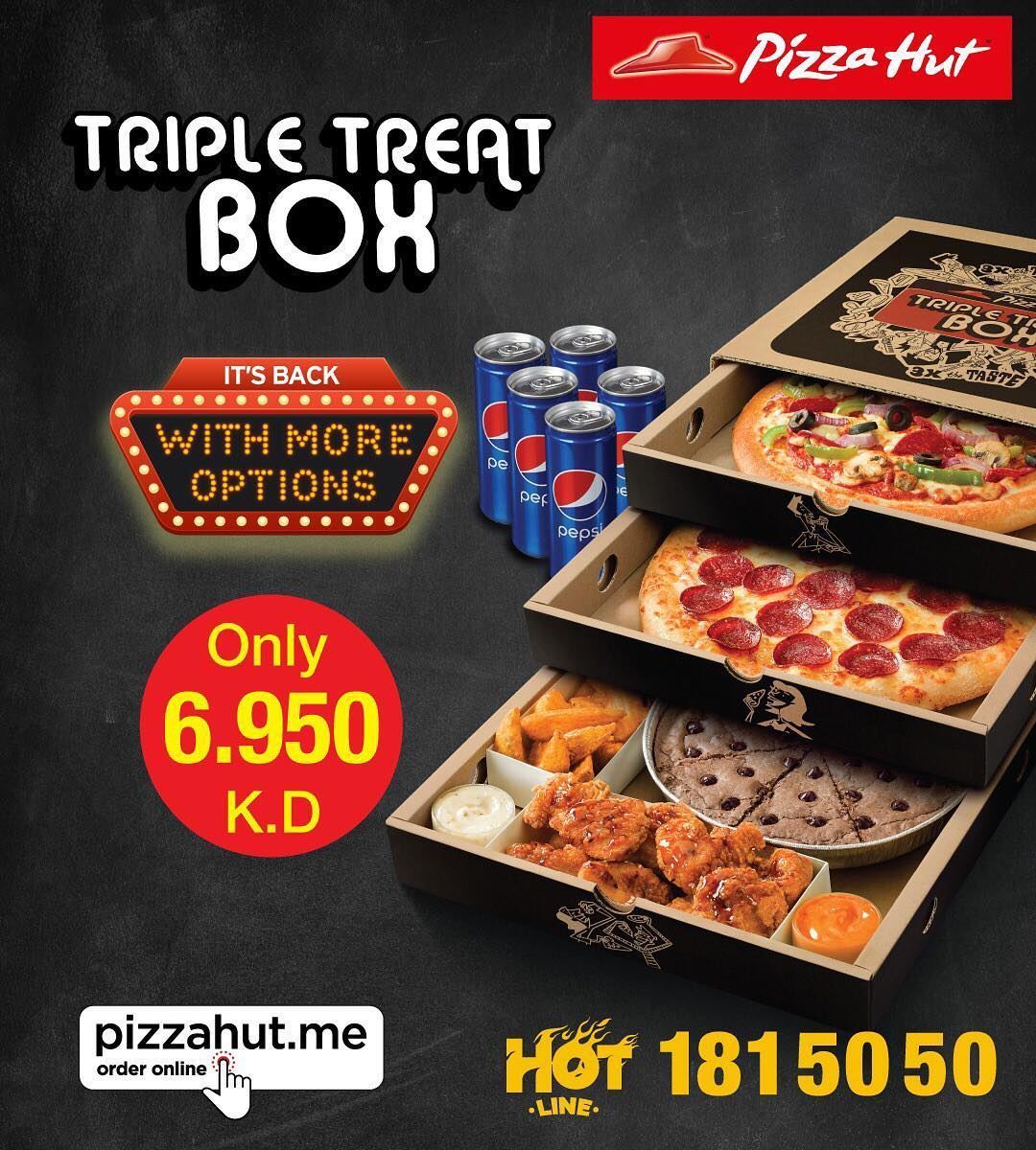 Pizza Hut Triple Treat Box Offer