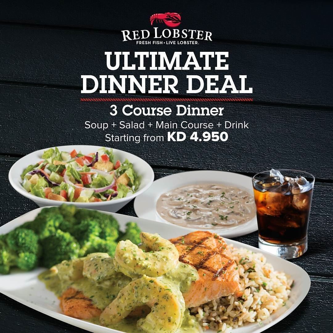 Red Lobster Restaurant Ultimate Dinner Deal