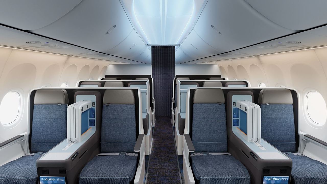 بوينغ 737 ماكس 8 - مقاعد درجة رجال الأعمال