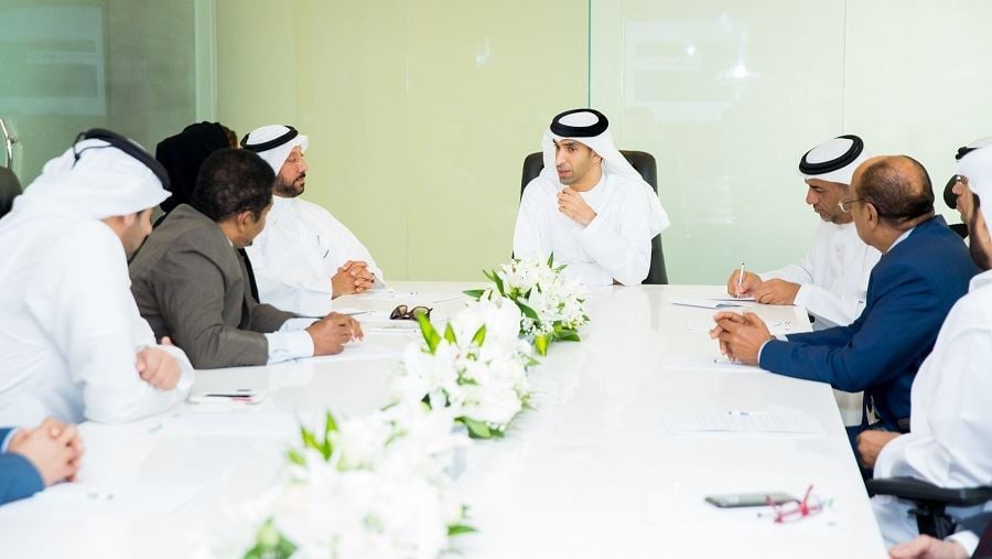 The Minister HE Dr. Thani bin Ahmed Al Zeyoudi visits Al Rawabi Dairy Company