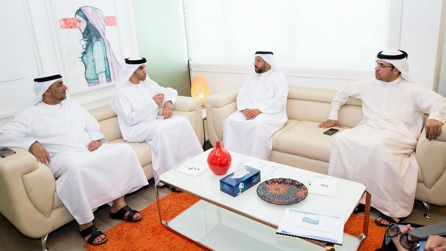 The Minister HE Dr. Thani bin Ahmed Al Zeyoudi visits Al Rawabi Dairy Company