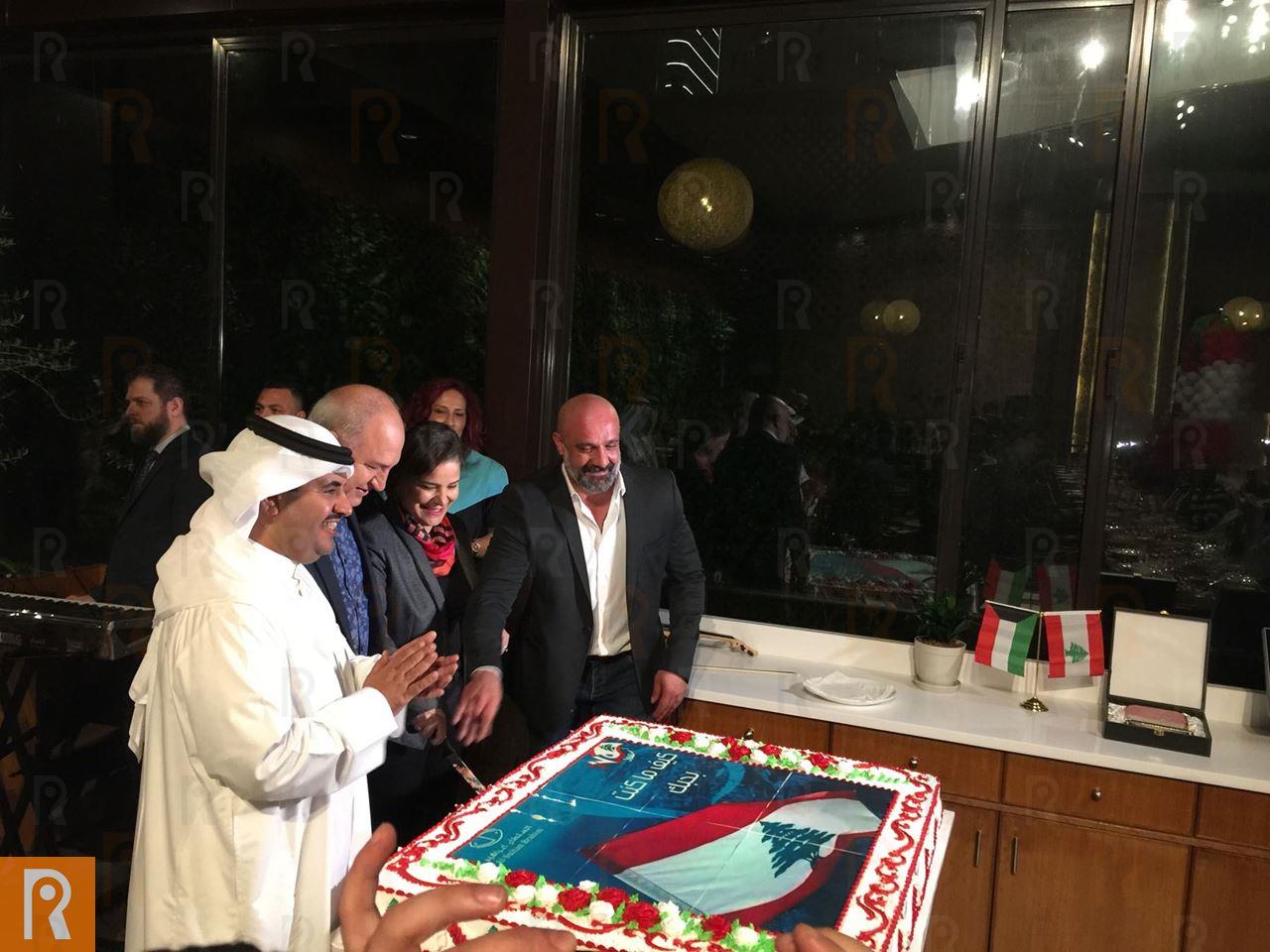 احتفال بمناسبة الذكرى الـ 75 لاستقلال لبنان في مطعم السلطان ابراهيم الكويت