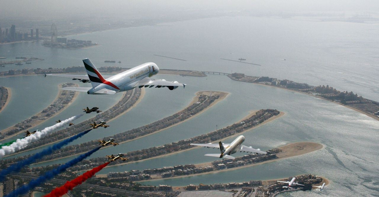 Emirates, Etihad, flydubai and Air Arabia join hands in epic flypast for UAE national day