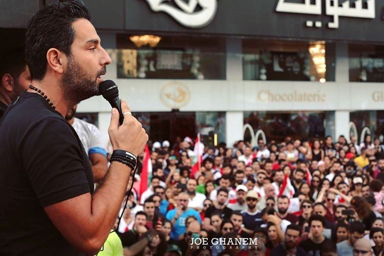 Celebrities Joining The Lebanese Revolution 2019 with the People