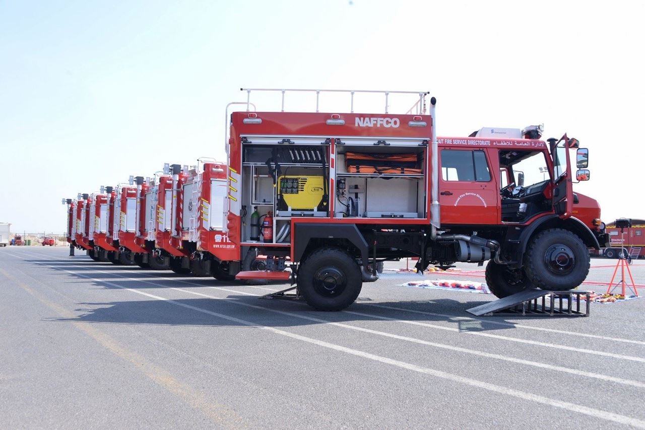 KGL Provides Kuwait Fire Station Department with Advanced Winter’s Machineries