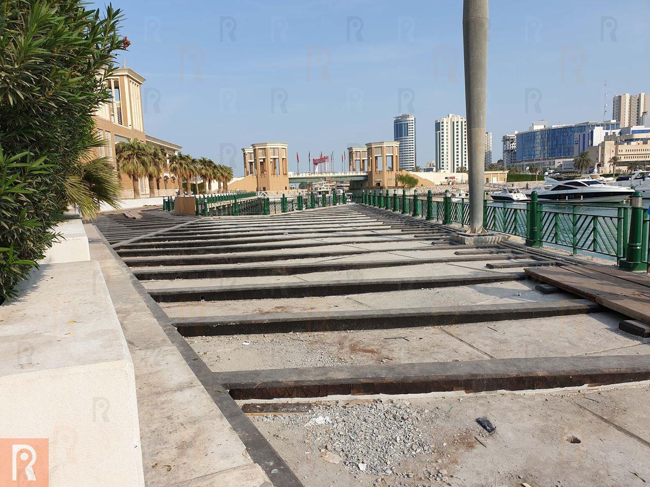 Photos ... Souq Sharq Mall Renovating Seaside Walkway