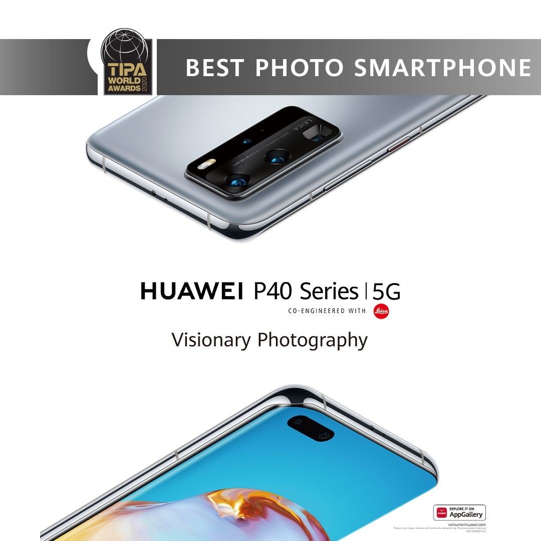 TIPA names HUAWEI P40 Series the Best Photo Smartphones of 2020
