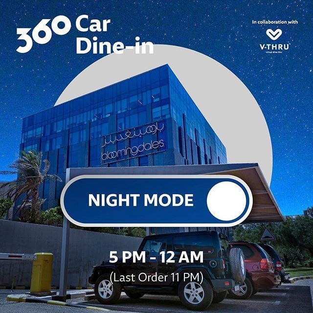 360 Car Dine In Timings and Restaurants Available