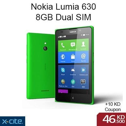 Get the Nokia Lumia 630 from X-cite Alghanim with 10 KD Coupon