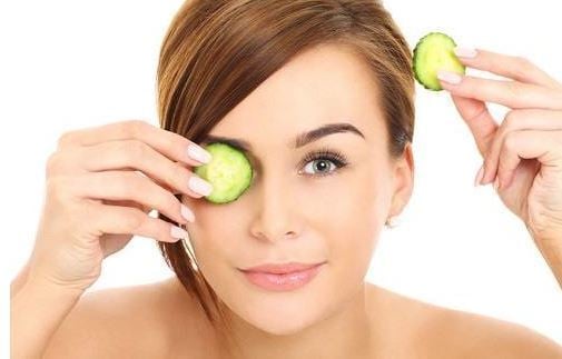 Cucumber Slices remedy for Puffy Eyes