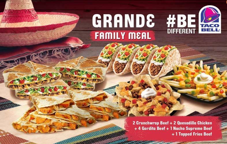 Taco Bell Grande Family Meal details