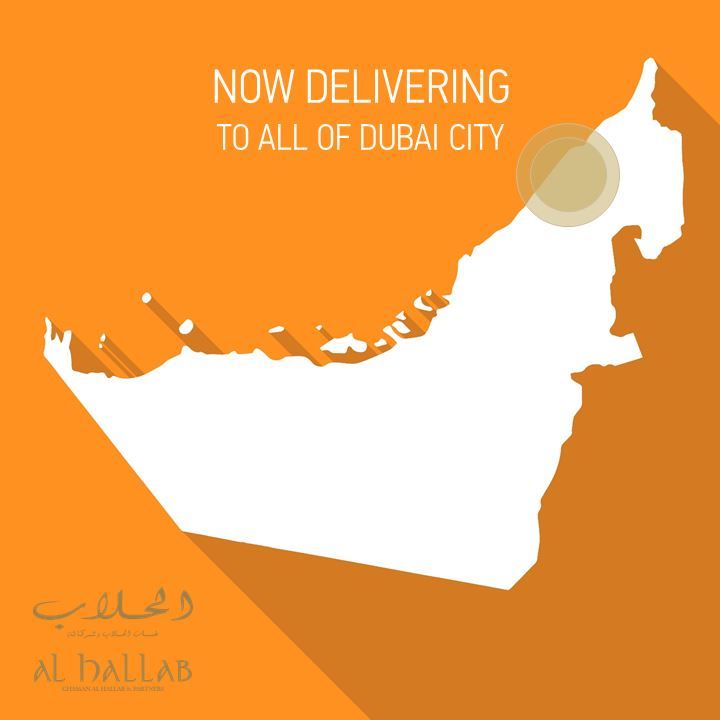 Al Hallab restaurant ... now delivering to all of Dubai