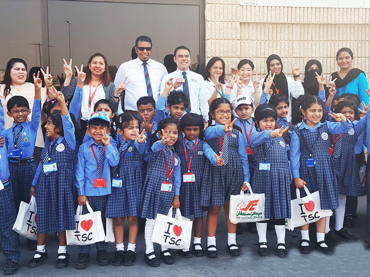 TSC Welcomes the Kids of Jack and Jill Bhavan's Nursery School in Mangaf Wholesale Branch