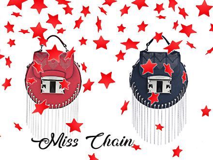 Holidays sparkle with Miss Chain Mini Bags by Cromia