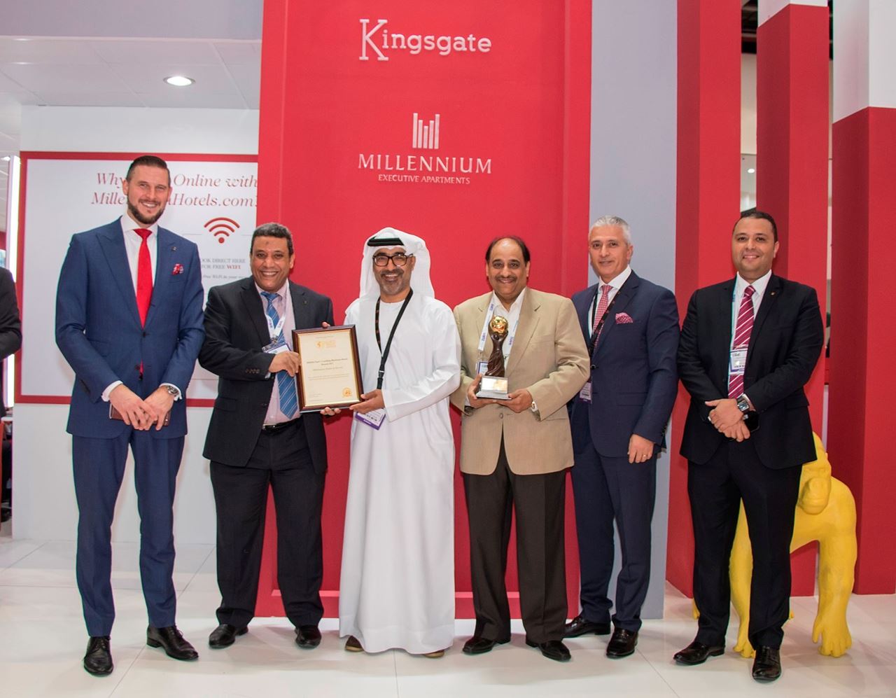 فندق وأبراج مكة ميلينيوم تفوز بجائزة "الفندق الرائد في مكة لعام 2018" في حفل جوائز السفر العالمية