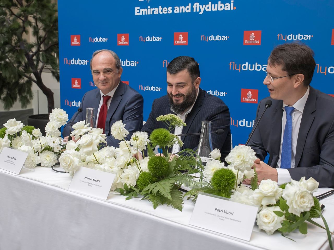 flydubai inaugural flight lands in Helsinki