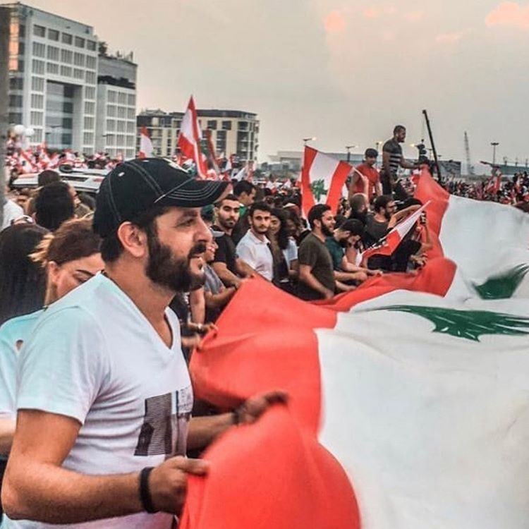 Celebrities Joining The Lebanese Revolution 2019 with the People