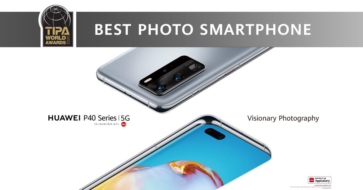 TIPA names HUAWEI P40 Series the Best Photo Smartphones of 2020