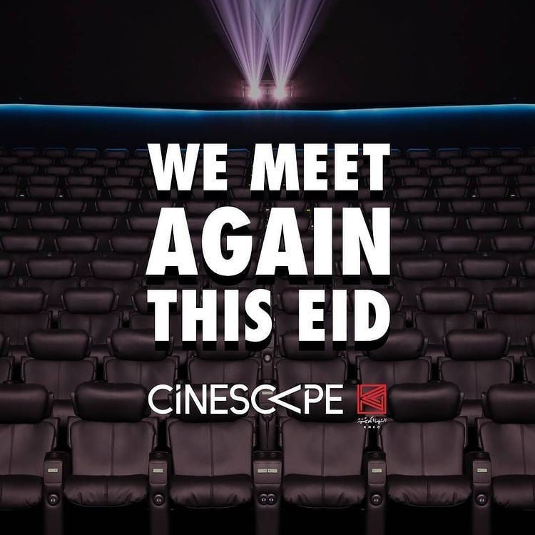 Cinescape Cinema Reopening during Eid El Fitr 2021