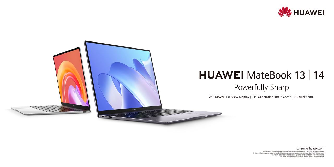 ارتقوا بتجربة الترفيه والعمل والدراسة إلى مستوى جديد كلياً مع HUAWEI MateBook 14 أفضل حاسوب محمول بدقة 2K