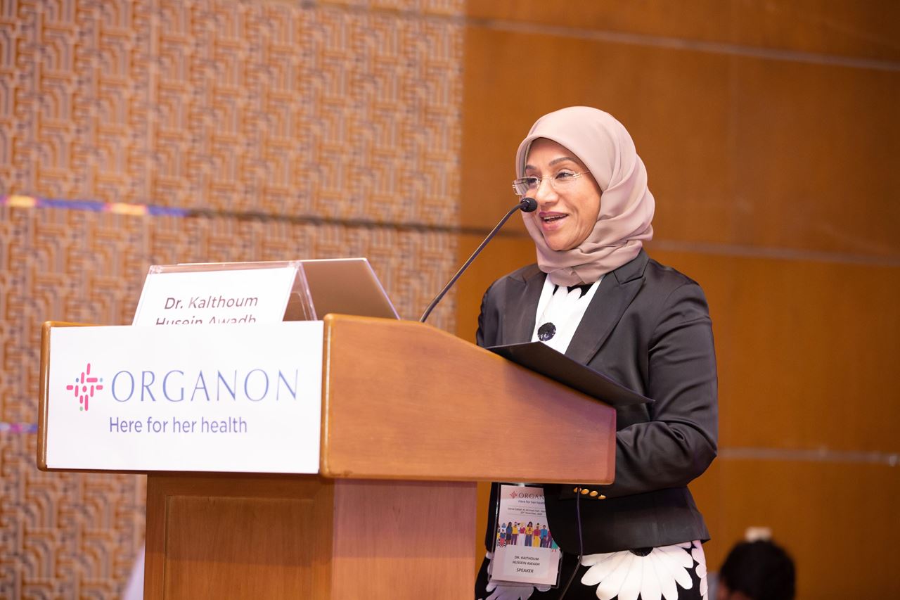 Dr. Kalthoum Hussein, President of the Arab Federation of Specialized Women Kuwait Branch