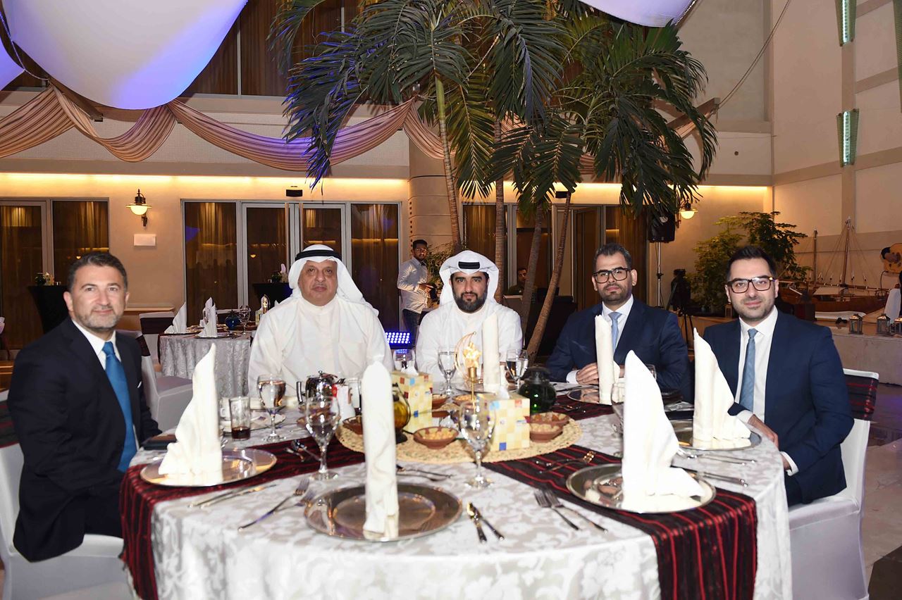 Mr. Majed Essa Al Ajeel, Chairman of Burgan Bank Group, with representatives from Burgan’s senior management team and the media