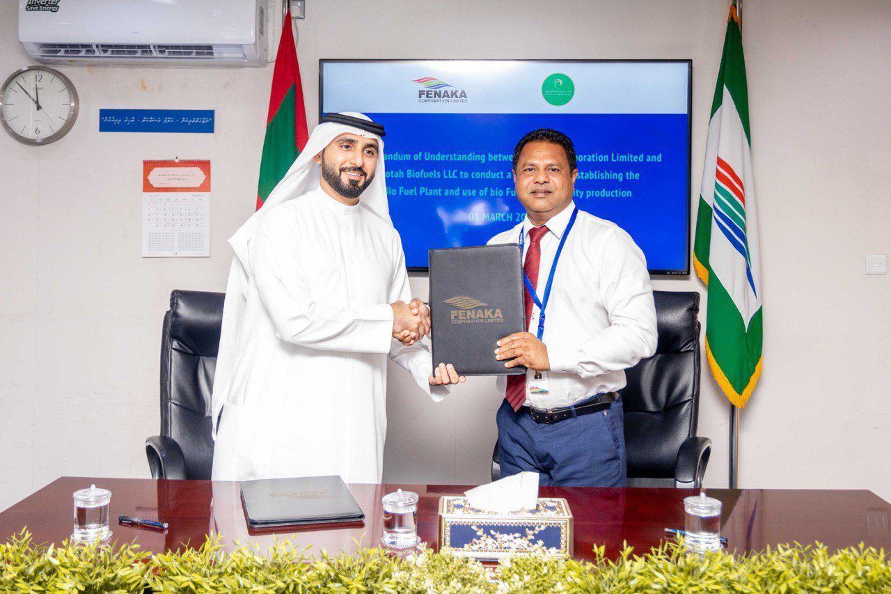 Lootah Biofuels signs agreement to establish first biofuel plant in the Maldives