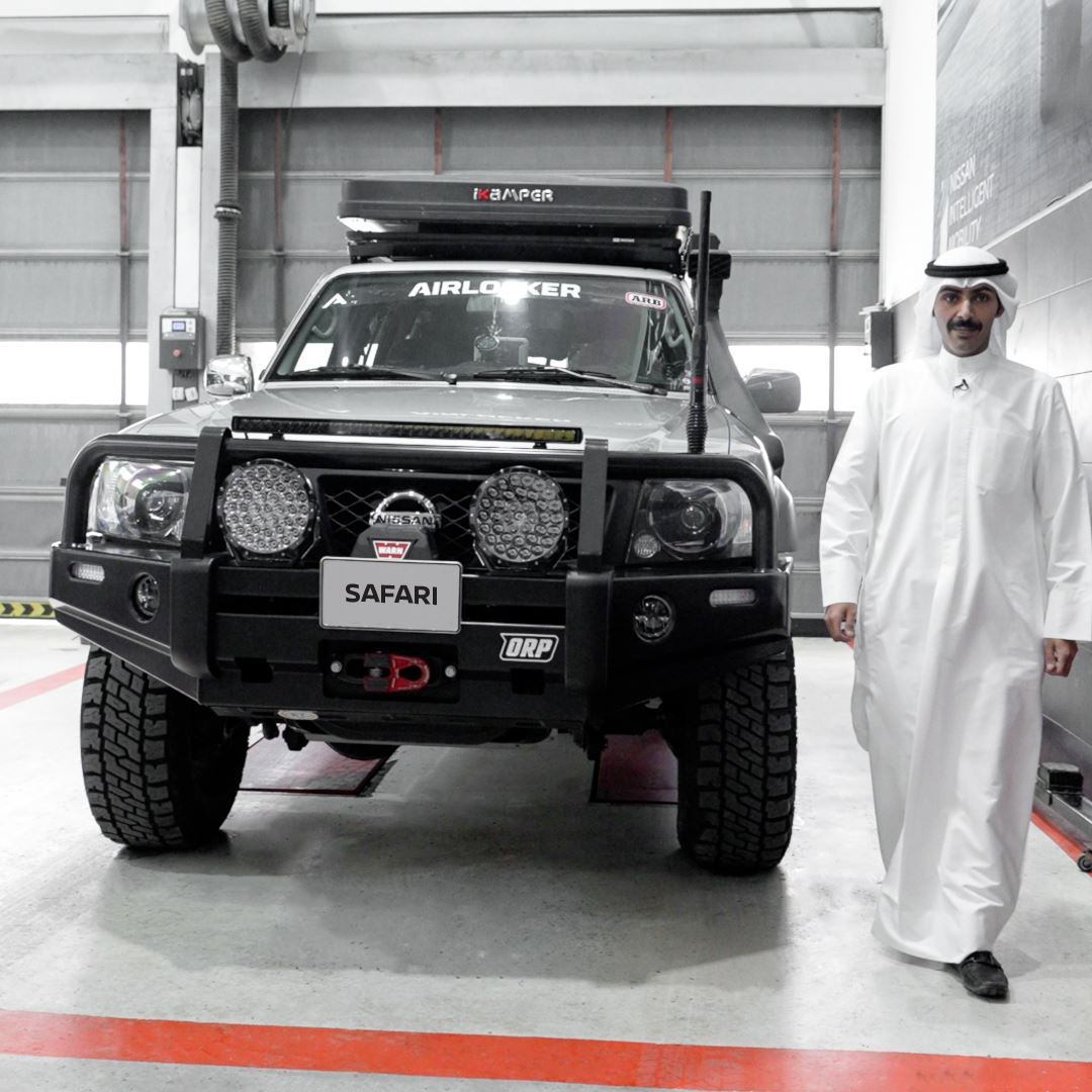 AABC wishes Khaled Al Mutairi a safe journey on his 50-day expedition in Nissan Safari