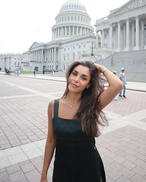 Miss Lebanon 2022 Yasmina Zaytoun in Washington to Support Lebanon