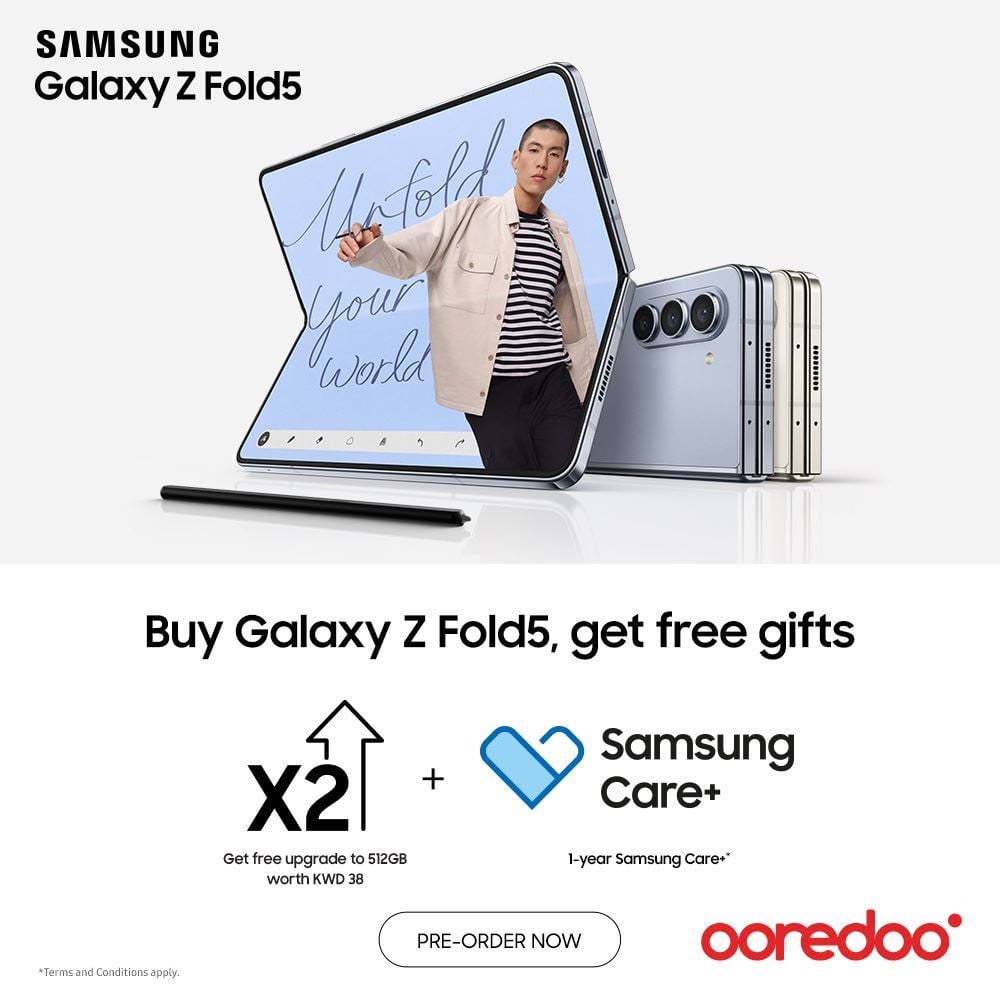 Ooredoo Kuwait offers pre-ordering service of the latest Galaxy Z phones