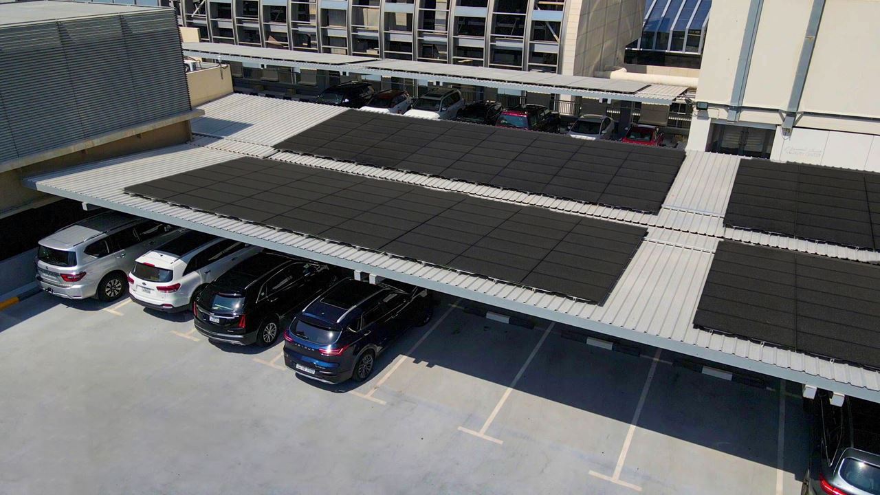 Al Hamra Real Estate Company powers its parking complex with clean energy