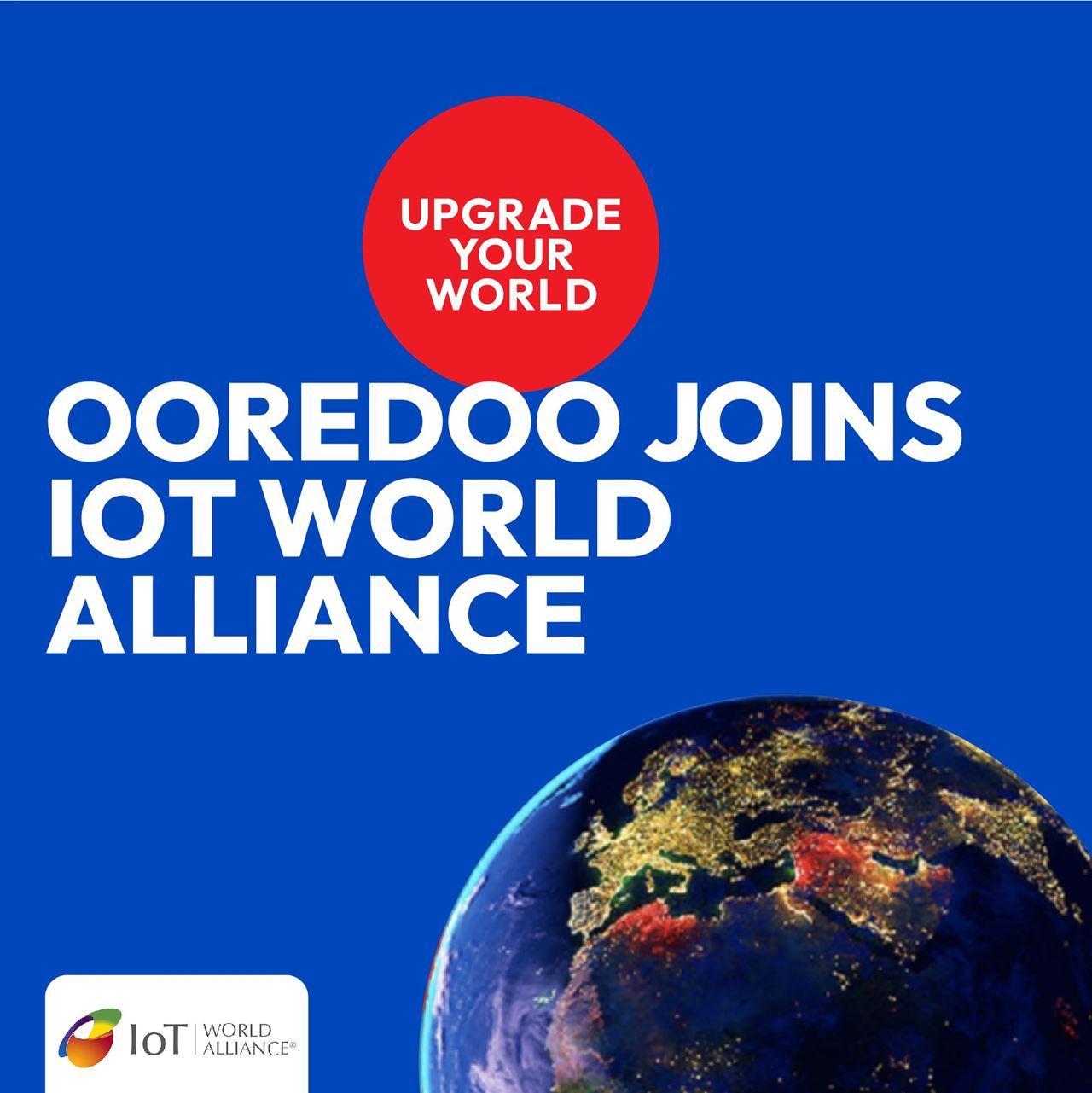 مجموعة Ooredoo تنضم إلى التحالف العالمي لإنترنت الأشياء IoT World Alliance