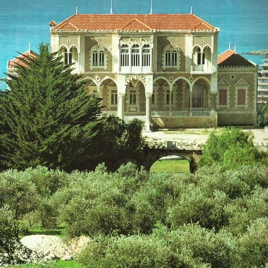 صورة ونبذة عن قصر أو سراي نسيب باشا جنبلاط