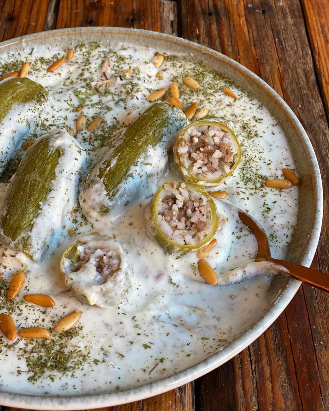 Kousa Bel Laban - Zucchini in Yogurt Recipe