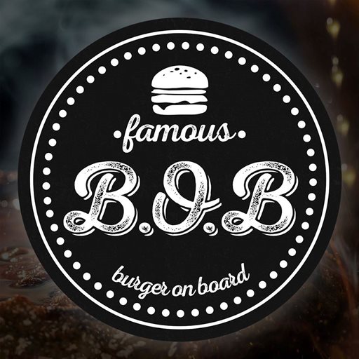 شعار مطعم فاموس بوب برغر - فرع عرمون - لبنان